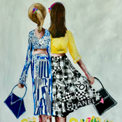 Follow the Yellow Brick Road 33 x 48 Acrylic on Canvas